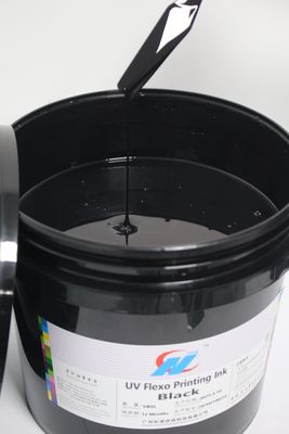 Quality  Flexible Black UV Ink For Printing Paper And Film Labels With Low Odor factory