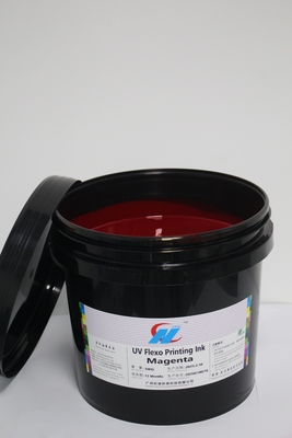 LED Fast Curing Red UV Ink Instant Drying Bright Colors Strong Adhesion