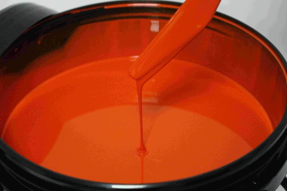 Orange UV LED Flexo Fast Curing Instant Drying Bright Colors Strong Adhesion