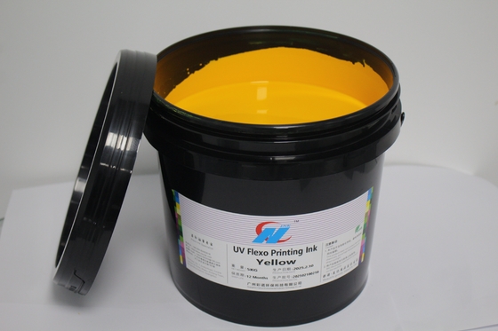 LED UV Flexo Ink Fast Curing Instant Drying Bright Strong Adhesion