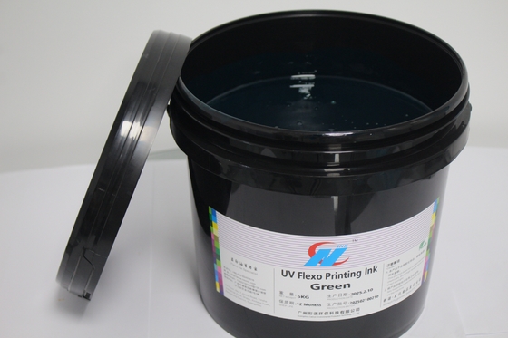 Green Flexible UV Ink Fast Curing Low Viscosity Low Odor