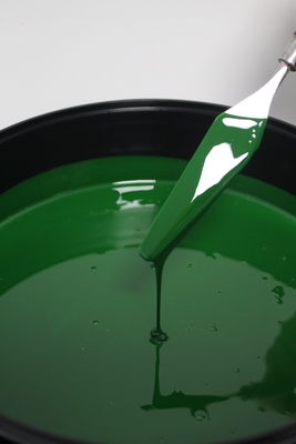 UV Fluorescent Ink Fast Curing Instant Drying Bright Color Green UV Ink