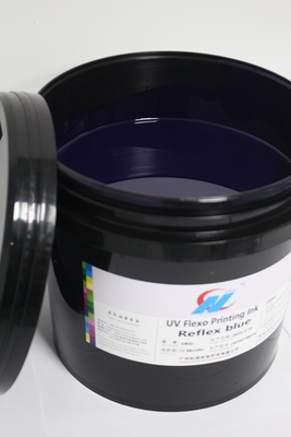 UV Flexographic Reflex Blue Ink Instant Curing Chemical Resistance