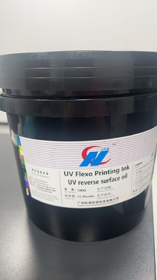 Oil Strong Adhesion UV Flexo Ink Good Smoothness Transparent