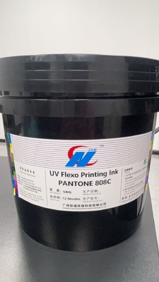 Fluorescent UV Flexo Ink High Brightness Color Rendering Strong Adhesion
