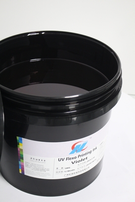 Violet UV LED Flexo Instant Drying Bright Colors Strong Adhesion No Solvents